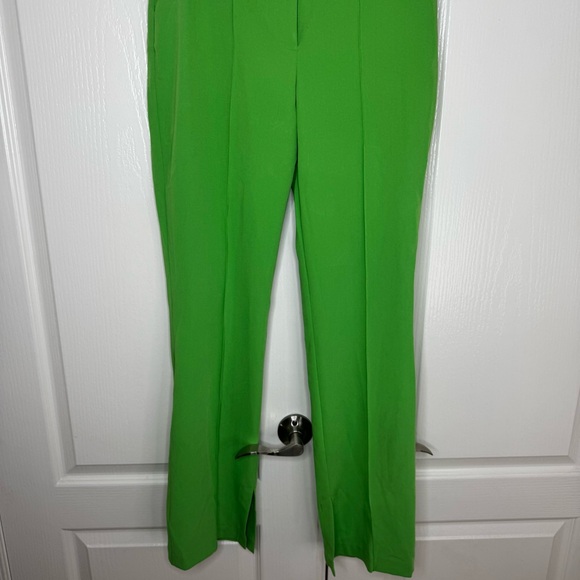 Topshop Green Pleated Women's Trousers - Picture 4 of 6